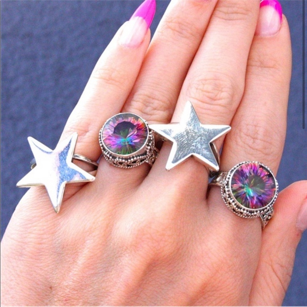 Sterling Silver Star Ring